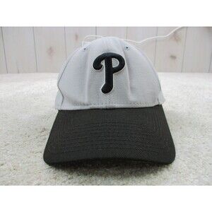 Philadelphia Phillies Hat Cap Fitted Medium Large Gray Baseball New Era Mens